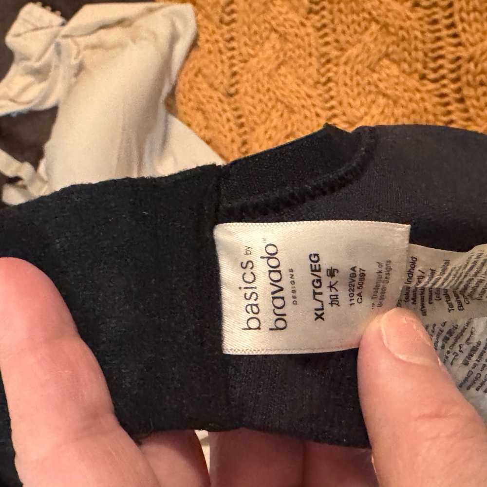 Bravado Basics Black Nursing bra size xl